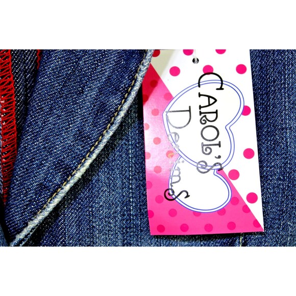 Carols Denims Fitted Jean Jacket Sz 1X Western Cowgirl Cottagecore Fitted Style - Picture 3 of 9